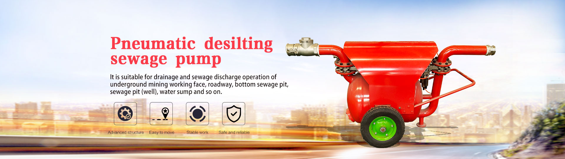 Pneumatic desilting pump