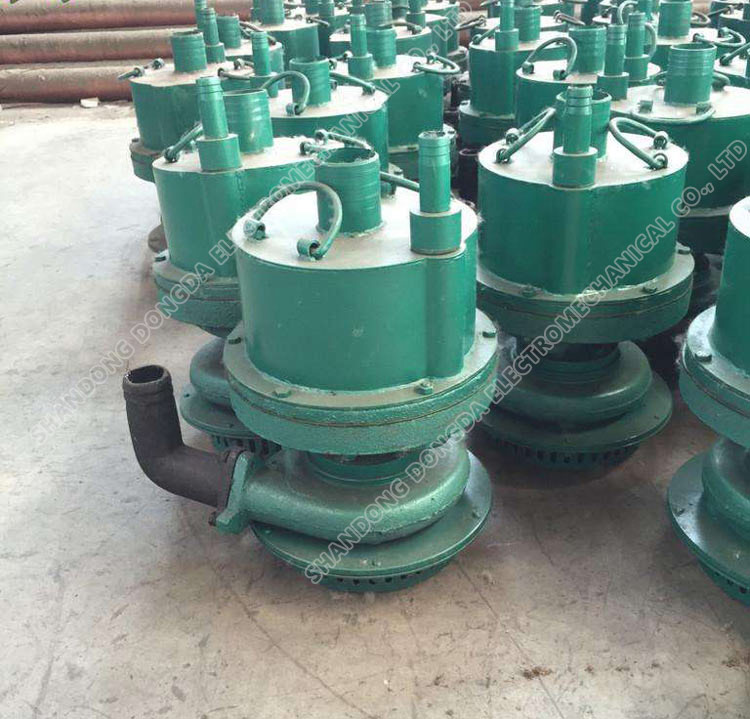 Pneumatic submersible pump for mine